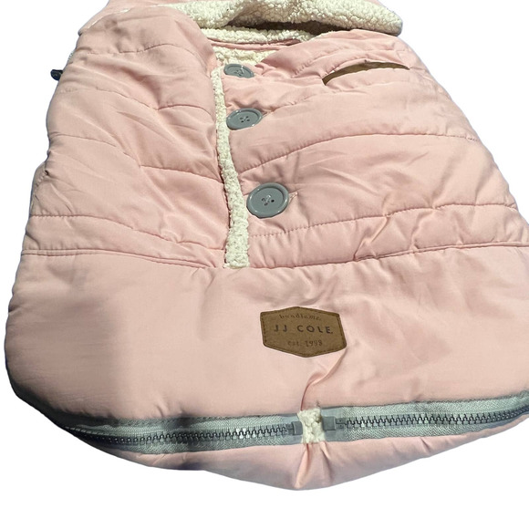 JJ Cole Infant Urban Bundleme Car Seat & Stroller Cover Pink Bunting Bag Sack - Picture 3 of 8